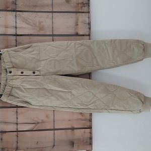 Quilted Jogger Pants